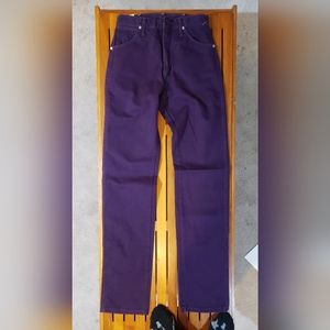 Vintage purple wranglers